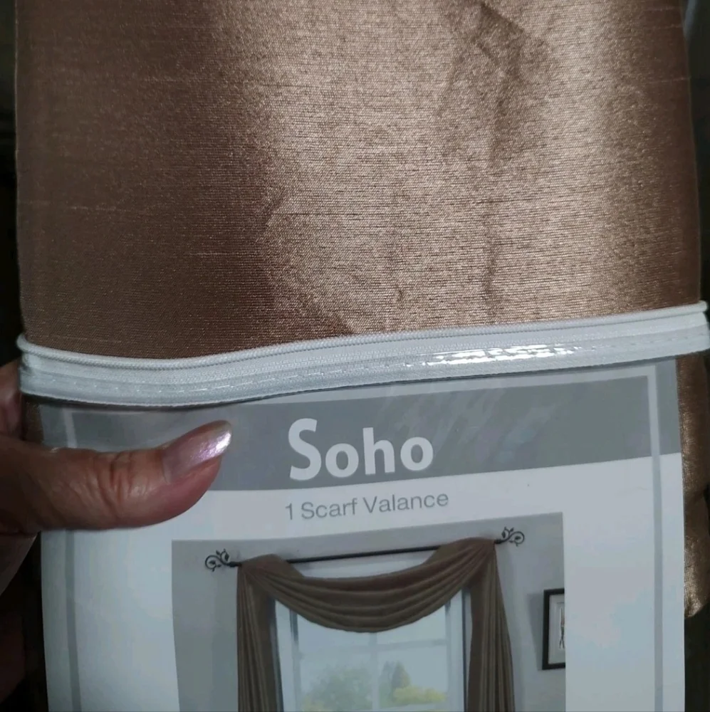 3 Brand New Soho Scarf Valances Each 42